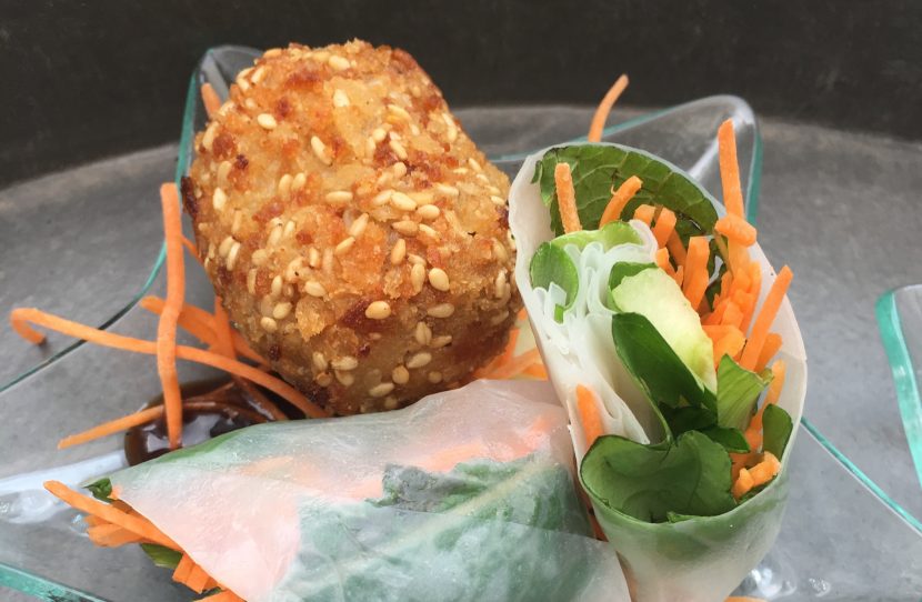 kroket Aziatische eend met springroll Stichting Kroket